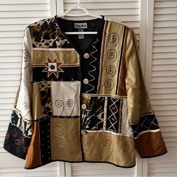 Indigo Moon Vintage Patchwork Jacket - Picture 3 of 4